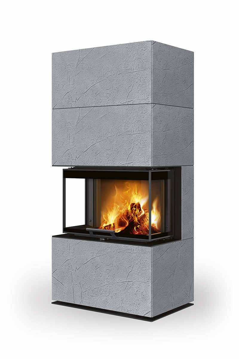 Romotop CARA C N 61 thermaline világos szürke Design kandalló